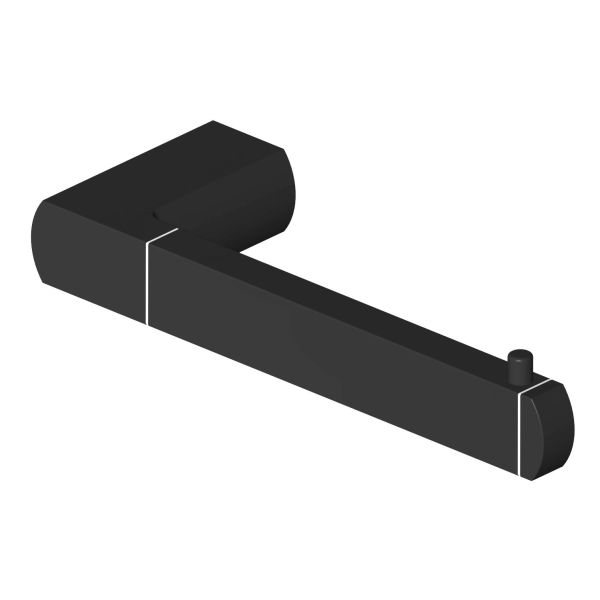 Gustavsberg Square Toalettpapirholder Matt svart