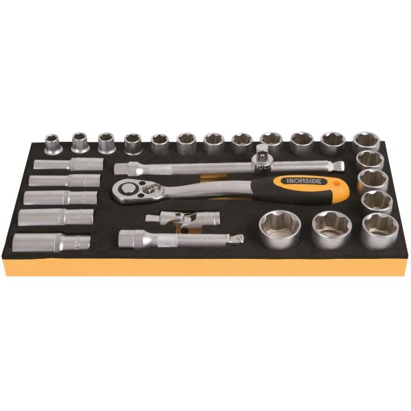Ironside 102388 Pipenøkkelsett 28 deler, 1/2"