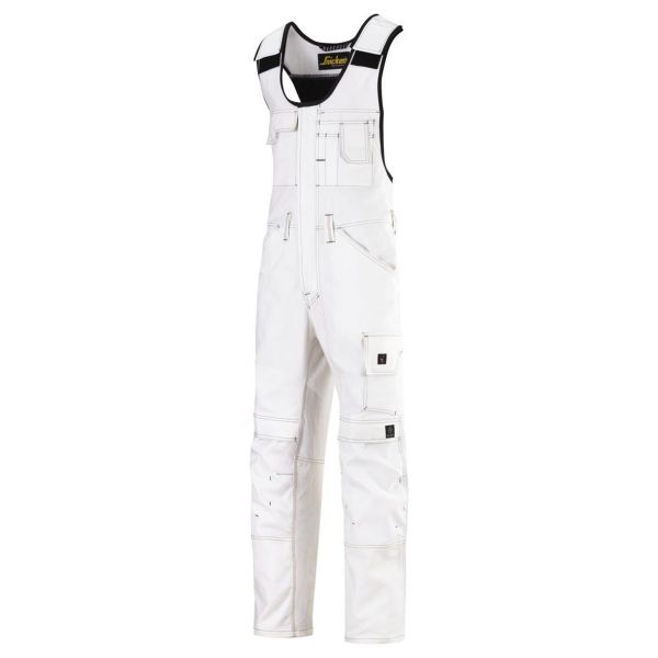 Snickers 0375 Maleroverall hvit C44