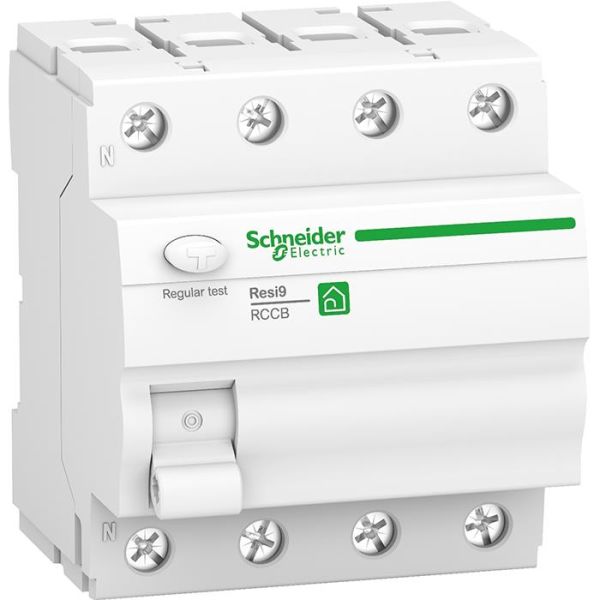 Schneider Electric Resi9 Jordfeilbryter 4-polet, 25 A