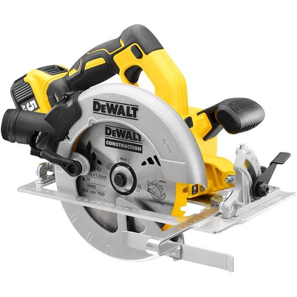 Dewalt DCS570P2 Sirkelsag med 5,0Ah-batterier og lader
