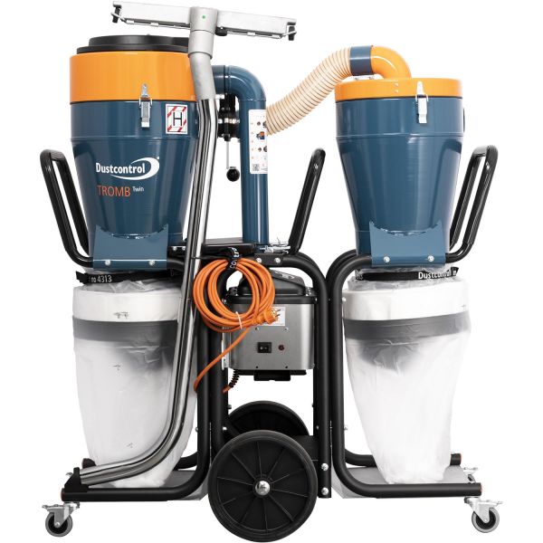 Dustcontrol DC Tromb 400 LL Twin Støvavskiller med grovavskiller, longopac