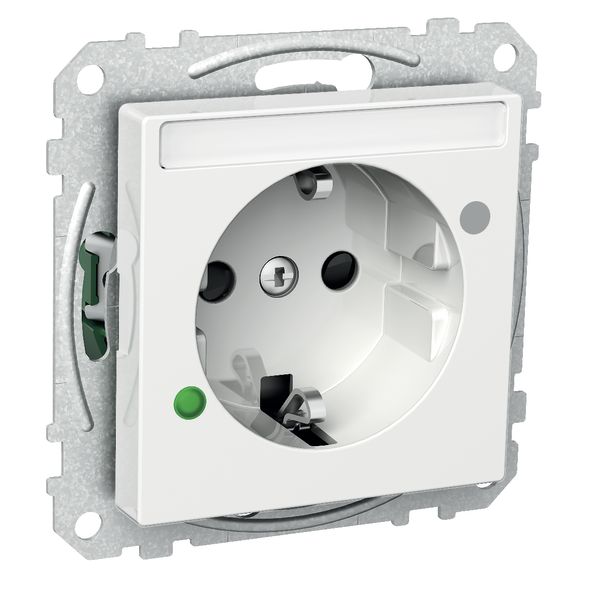 Schneider Electric Exxact Vekkuttak 1-veis, 16 A, overspenningsvern
