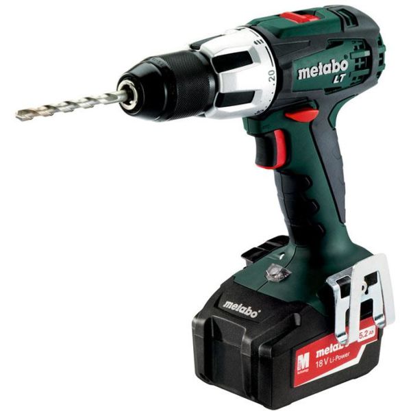 Metabo SB 18 LT Slagbormaskin med 5,2Ah-batterier og lader