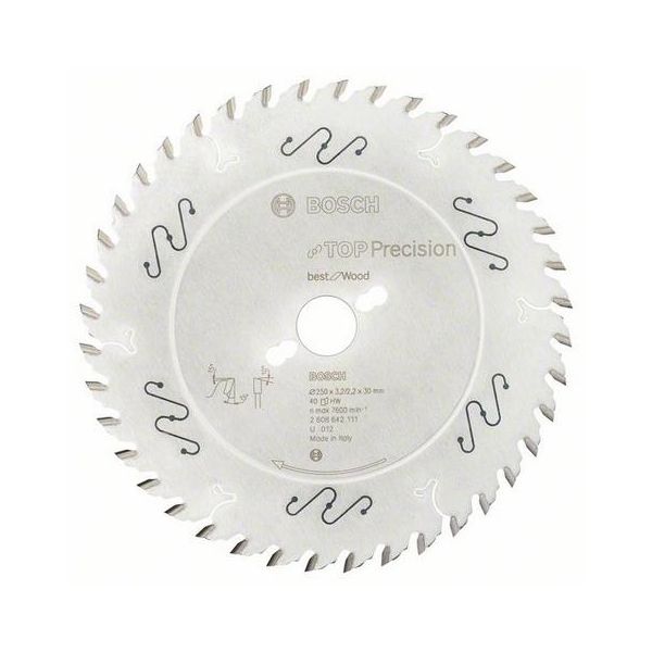 Bosch Top Precision Best for Wood Sagklinge 40T