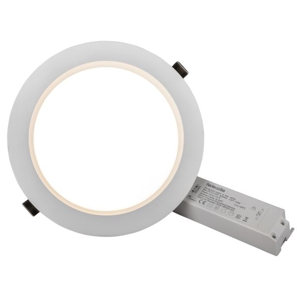 Hide-a-Lite DL Plano Basic Downlight hvit Ø230 mm