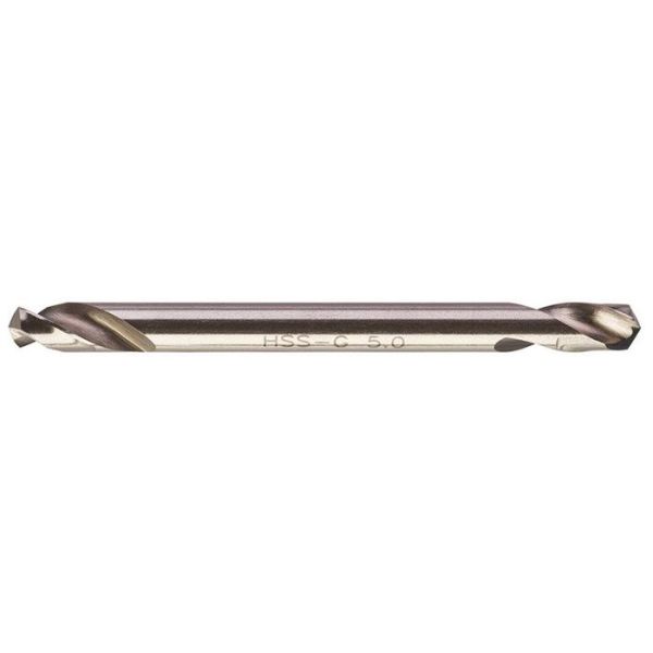Milwaukee HSS G Metallbor dobbeltsidig, 10-pakning 5 mm