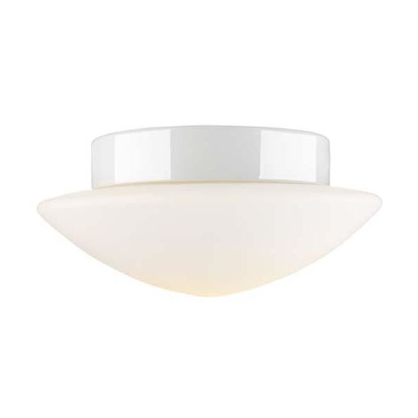 Ifö Electric Solhem Takarmatur 13 W, IP44, rett Hvit