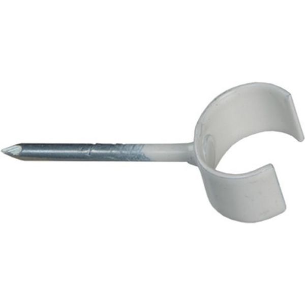 Schneider Electric TKK 8-12 V Spikerklammer 8–12 mm, hvit, 100-pakning Spikerlengde 25 mm (skruespiker)