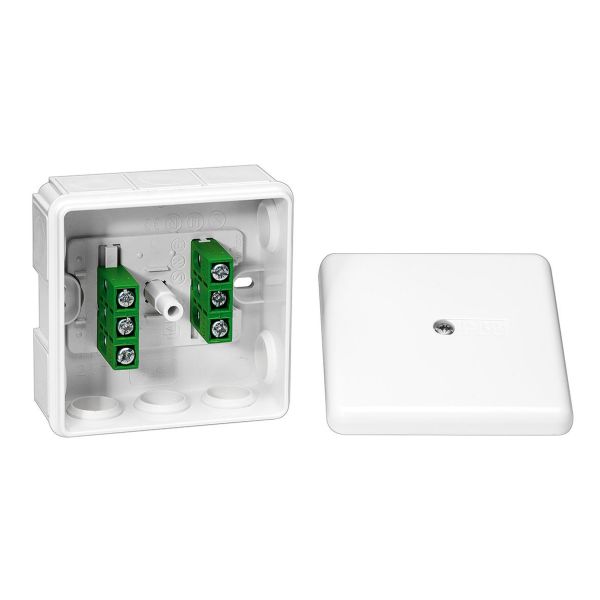 Schneider Electric IMT34095 Koblingsboks U56, hvit 2 x 3-polet skruetilkoblingsblokk