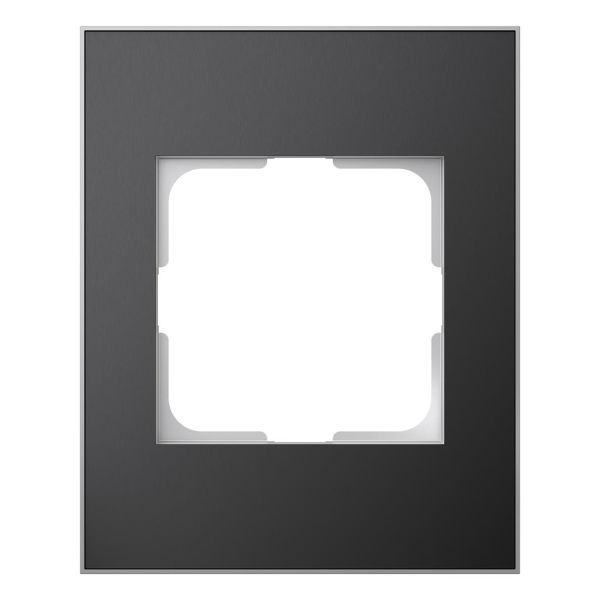 Elko EKO06271 Kombinasjonsramme til standardapparat, 1–1½-roms Svart/aluminium