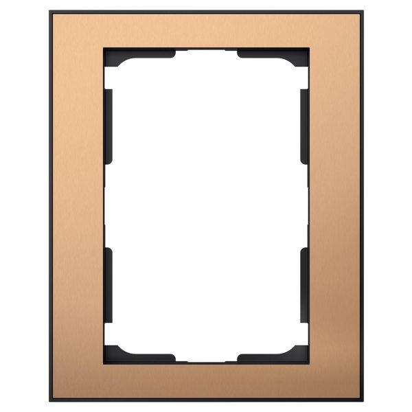 Elko EKO06457 Kombinasjonsramme kobber/svart 1 x 1½ rom