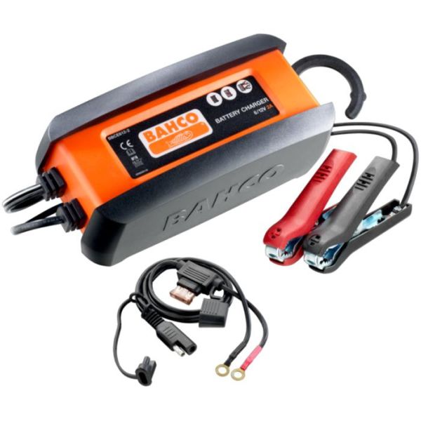 Bahco BBCE612-2 Batterilader 2 A, for 6 og 12 V batterier