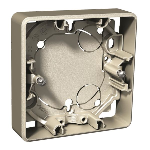 Schneider Electric Exxact Forhøyningsramme Metall, 21 mm 1 rom