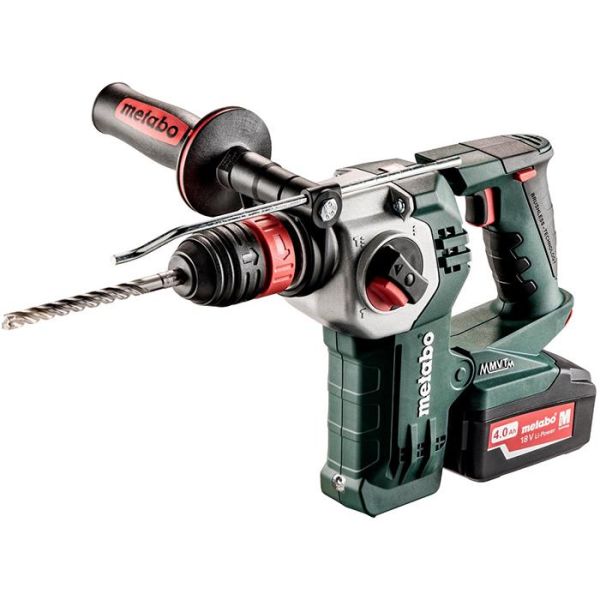 Metabo KHA 18 LTX BL 24 Quick Kombihammer med 4,0Ah-batterier og lader