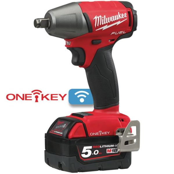 Milwaukee M18 ONEIWF12-502X Muttertrekker med batterier og lader