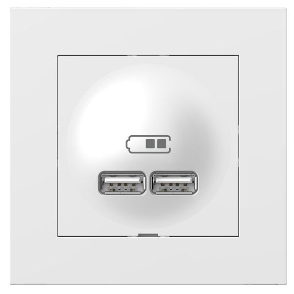 Elko Plus Ladeuttak 2 x USB A, 2,1 A