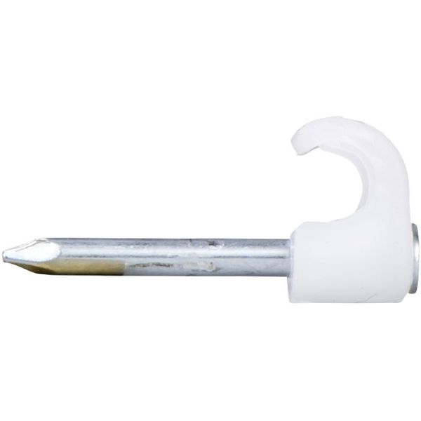 Schneider Electric TC 2011005 Spikerklips for rund kabel, 3–5 mm, 100-pakning 20 mm lengde, natur