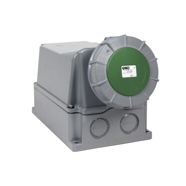 Garo UIV 3125-2 S + RU Vekkuttak IP67, 4-polet 125 A Grønn, 2 h