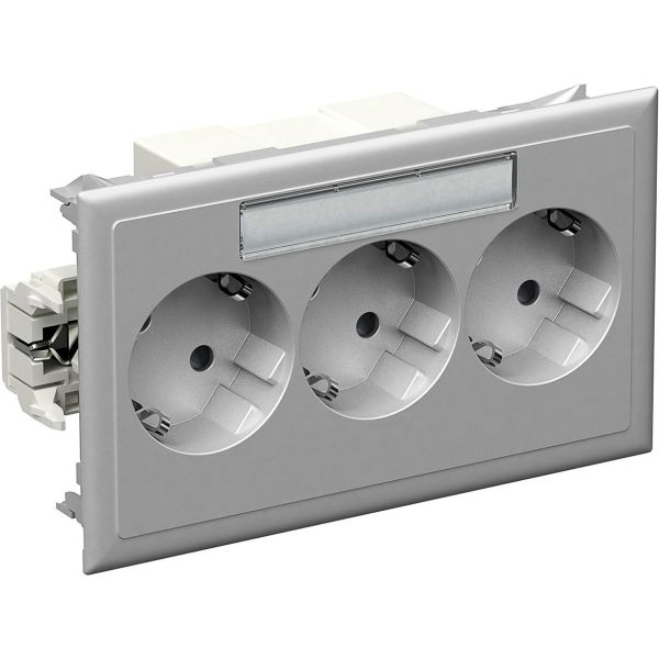 Schneider Electric 5940113 Masteruttak 3-veis, aluminium