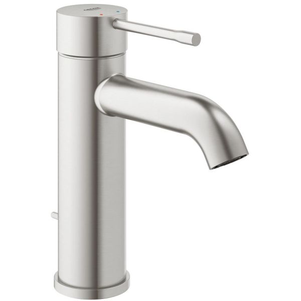 Grohe Essence New Blandebatteri supersteel med bunnventil