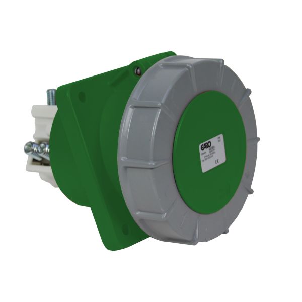 Garo UISV 3125-2 S Paneluttak IP67, 4-polet, 125 A, skrå Grønn, 2 h
