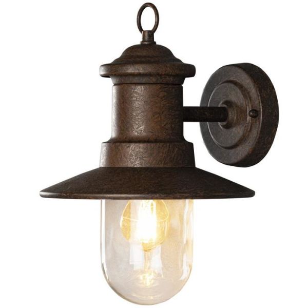 Konstsmide Napoli Vegglampe E27, 60W, rust
