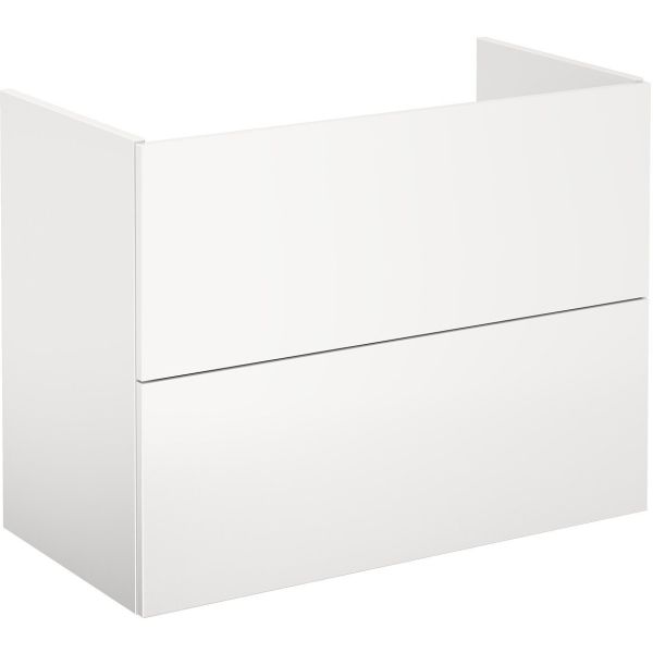 Gustavsberg Graphic Base Kommode hvit, med skuffer 80 cm