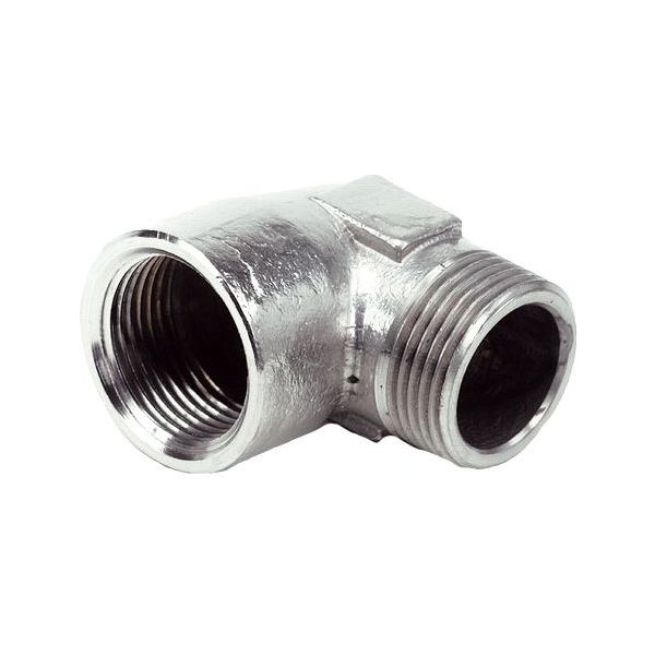 Ezze 3006092942 Vinkel metall, inv- utv gjenge G10, forniklet
