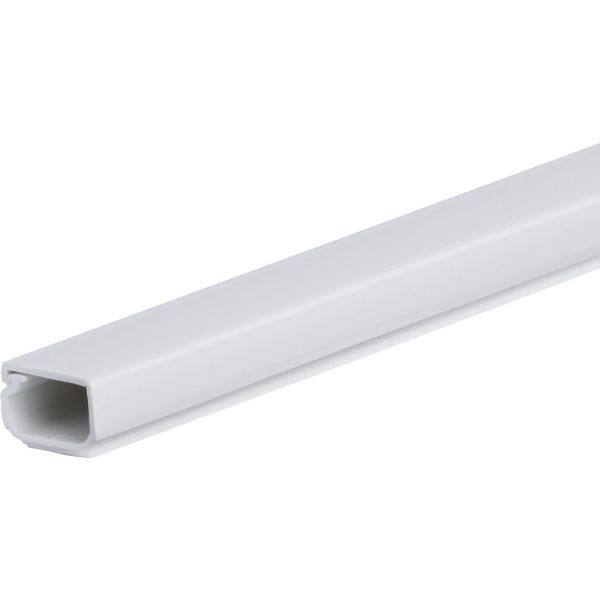 Plasfix 3403 Kabelkanal skruefesting, med lokk, 2 m 21 x 11,5 mm