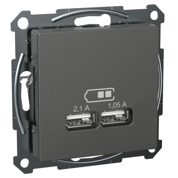 Schneider Electric Exxact WDE002927 Ladestasjon 2,1 A, type A Antrasitt