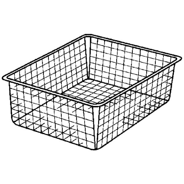 Elfa 145110 Kurvstativ uttrekkbar, hvit 527 x 427 x 85 mm