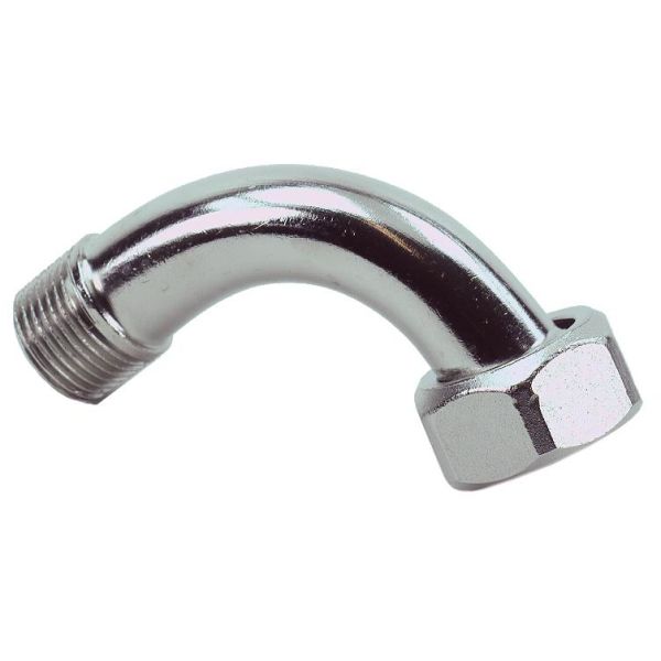 Gelia 3014009022 Bøy med mutter, til radiatorventil G10 (3/8")
