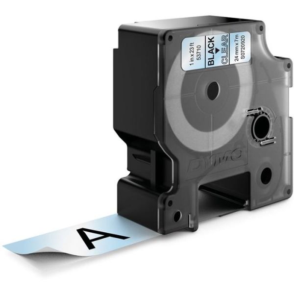 DYMO Standard D1 Teip 24mm Svart på transparent