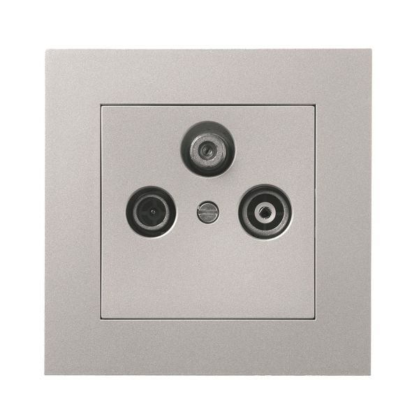 Elko EKO05386 Antenneuttak endeuttak på 8 dB, halogenfritt Aluminium
