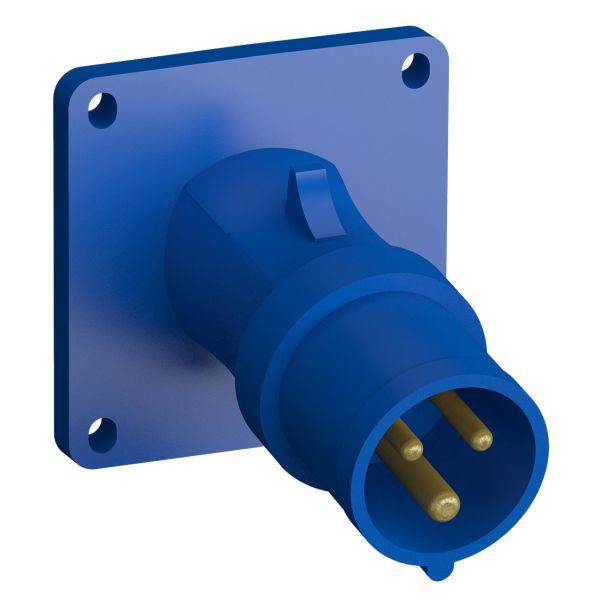 ABB 2CMA102293R1000 Panelinntak hurtigtilkoblet, vibrasjonsbestandig Vinklet, 3-polet, 16 A