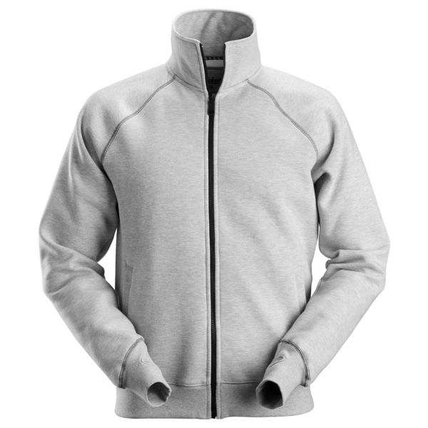 Snickers 2886 AllroundWork Sweatshirtjakke gråmelert XS