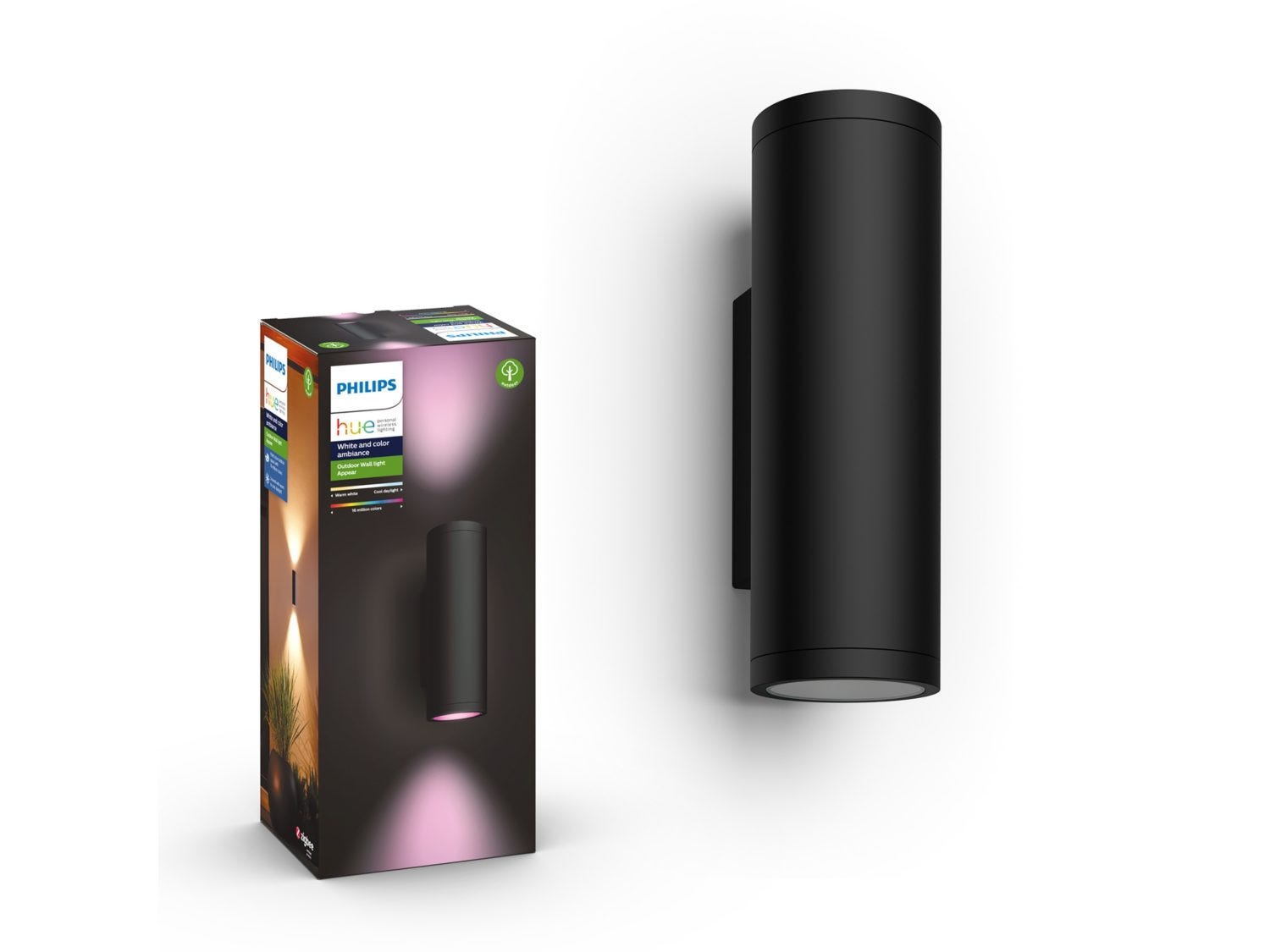 Philips Vegglampe Hue Appear Sort