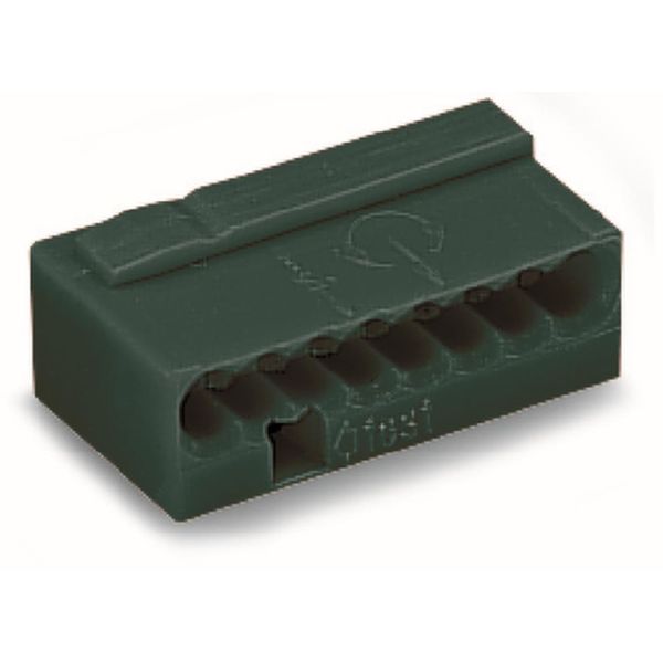Wago 243-208 Klemme 7 x 10 x 18 mm, 50-pakning Mørkegrå