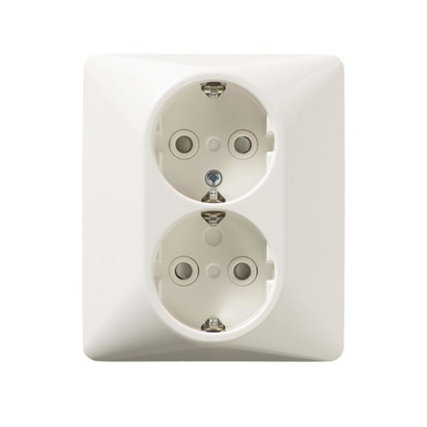 ABB 302EUJ.CLAW Vegguttak 1-veis, innfelt, IP20