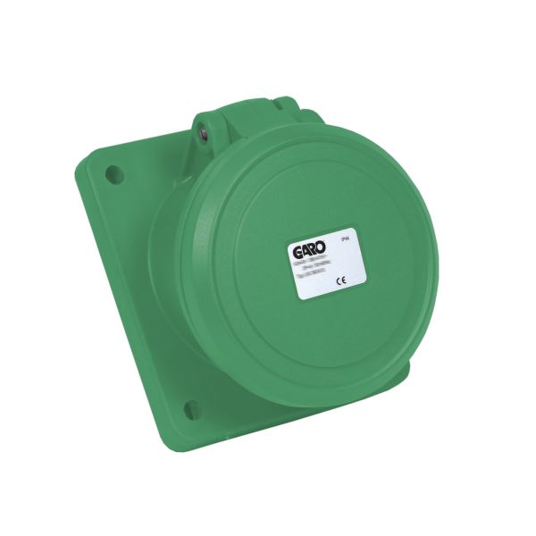 Garo UIS 463-2 S Paneluttak IP44, 5-polet, 63 A, skrå Grønn, 2 h