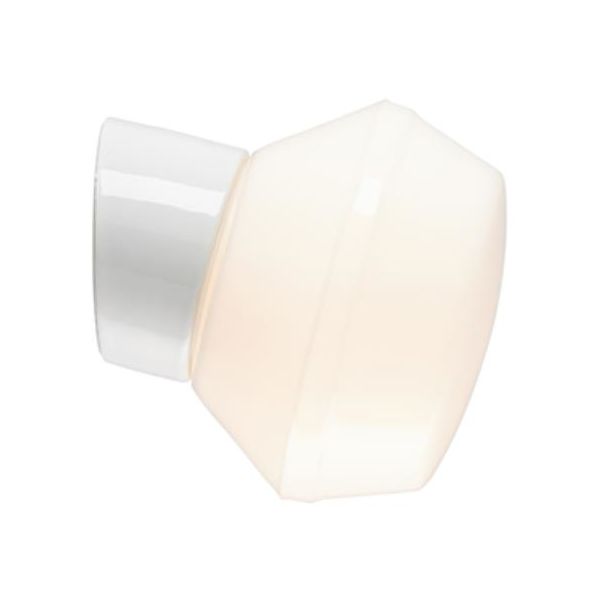 Ifö Electric 6095-800-10 Veggarmatur hvit, skrå, IP20, LED