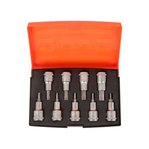Bahco S9TORX Bitspipesett 9 deler, 1/2"