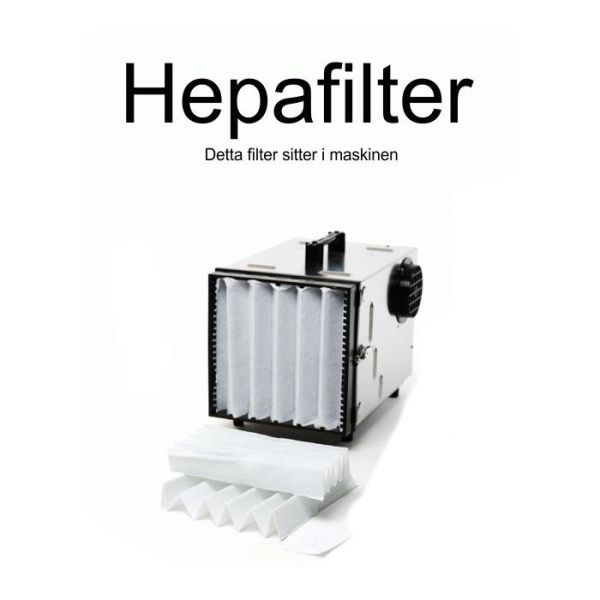 Dustcontrol 42692 HEPA-filter cellulose, glassfiber