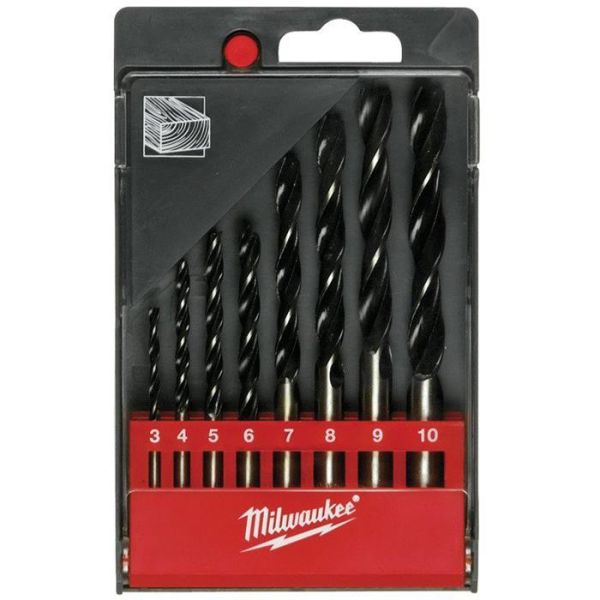 Milwaukee DIN 7487E 4932352466 Treborsett 8 deler