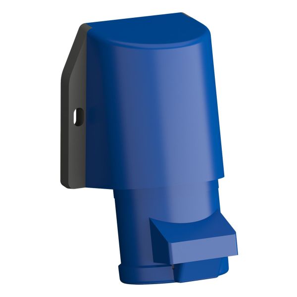 ABB 2CMA102291R1000 Vegguttak hurtigtilkoblet, vibrasjonsbestandig Blå, 16 A, 3-polet, IP44