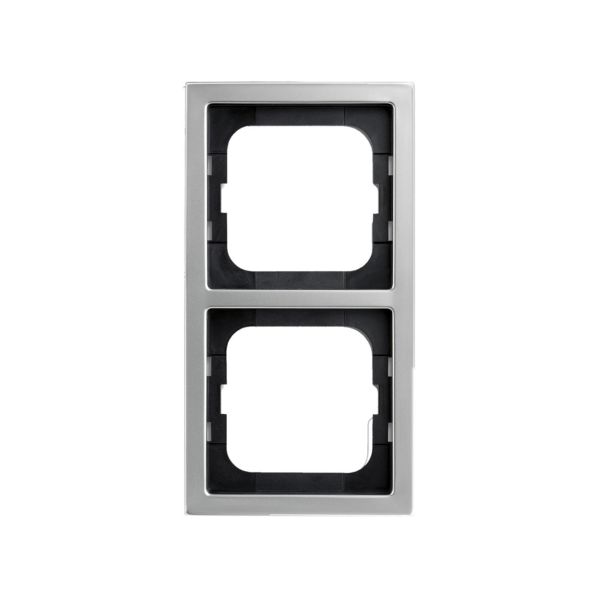 ABB 1722-866K Kombinasjonsramme RF, stål 2 rom