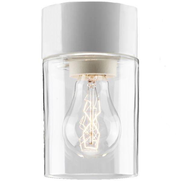 Ifö Electric Opus 100/175 Takarmatur IP44, E27, klar Hvit