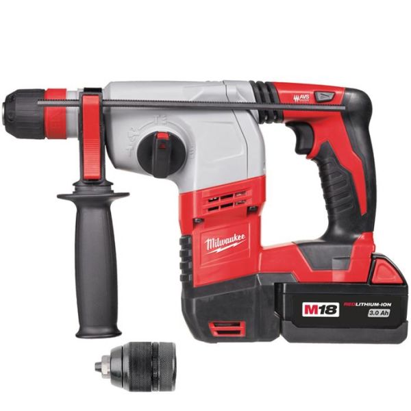 Milwaukee HD18 HX-402C Borhammer med batterier og lader