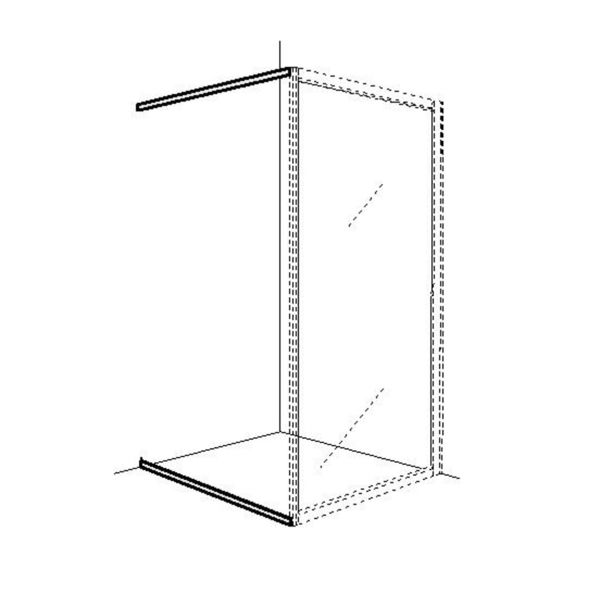 Ifö Solid SVGD N Gulvlist 1200 mm Aluminium